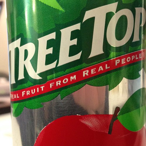 Tree Top juice is made from people! Wait... Jon Fingas Flickr