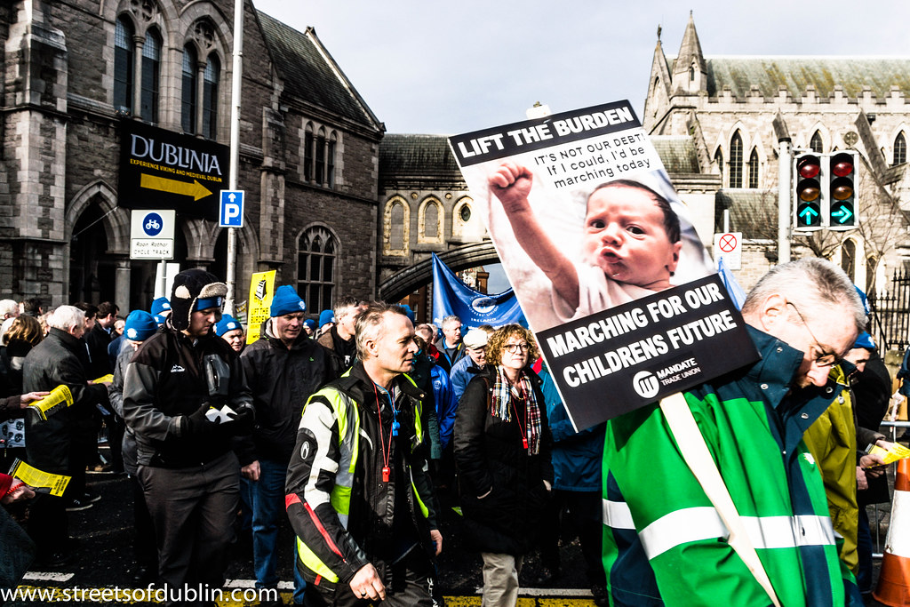 110,000 Throughout Ireland Protested Against 64 Billion Eu… Flickr