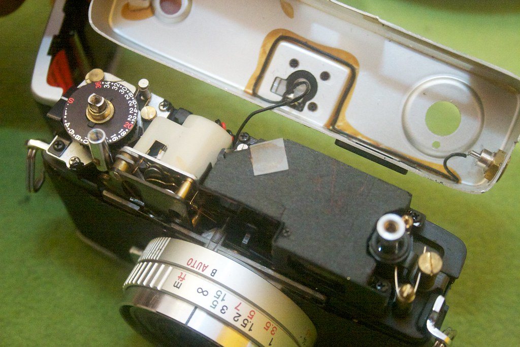 Konica c35 repair light meter 10 description under wp.kio… Flickr