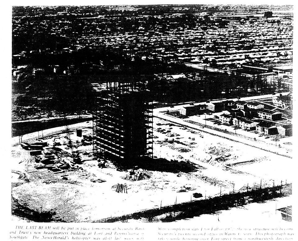 SOUTHGATE Security Bank tower (1972) Construction continu… Flickr