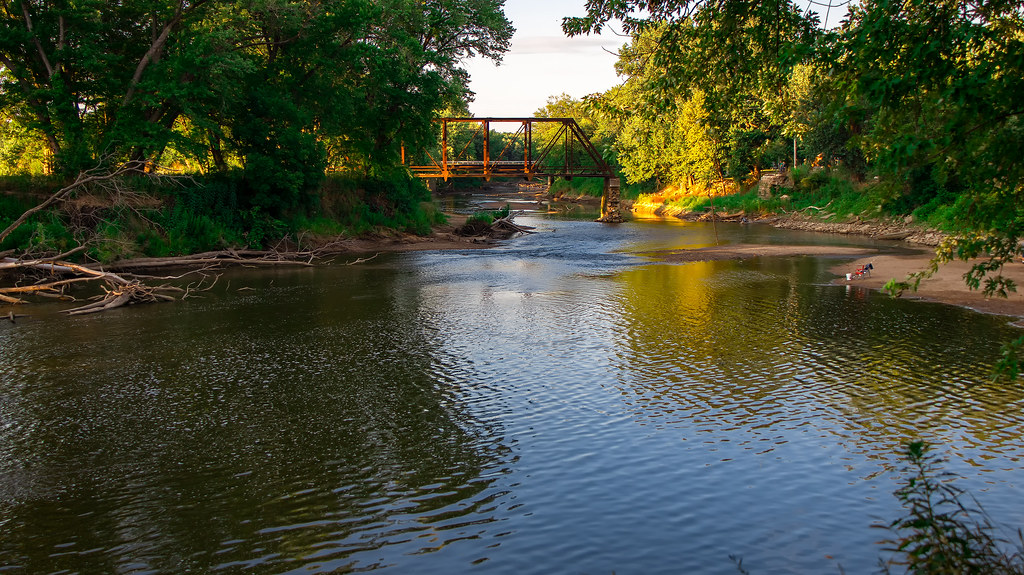 Spoon River The old bridge near the Bernadotte Dam on the … Flickr