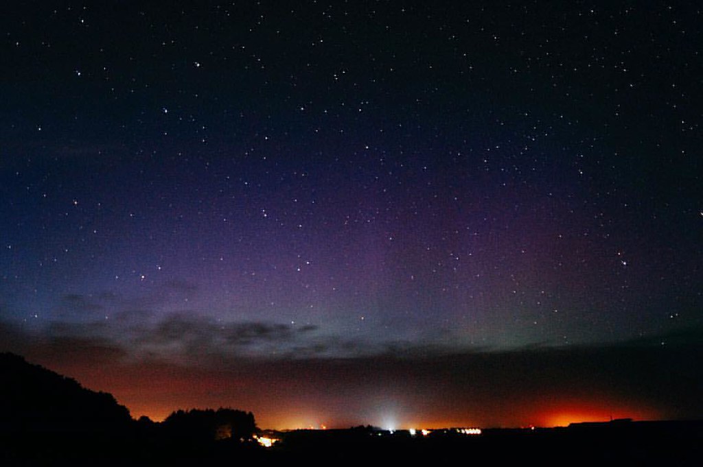 Wee bit of aurora tonight in Lonmay Aberdeenshire aurora … Flickr