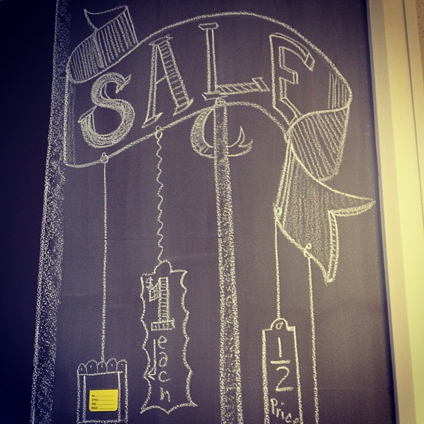 Treasure house glen Ellyn sale signs. chalkboard eall Flickr