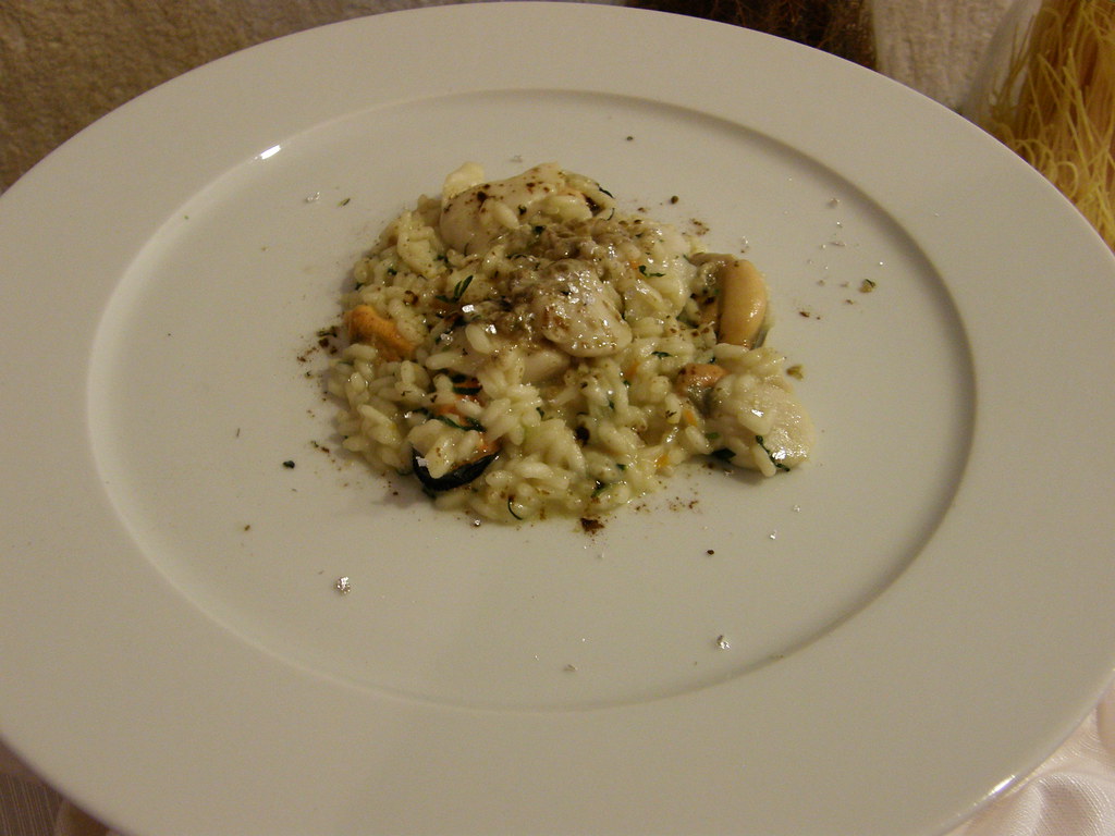risotto del Acquerello con Vieiras_Curso Boscolo Flickr
