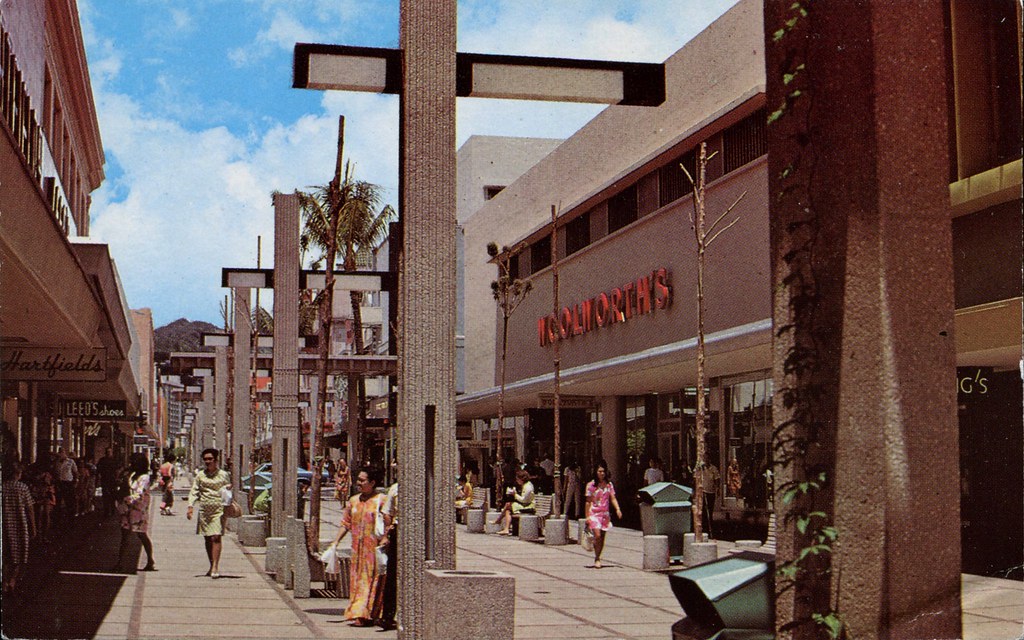 Fort Street Mall, Honolulu, Hawaii SwellMap Flickr