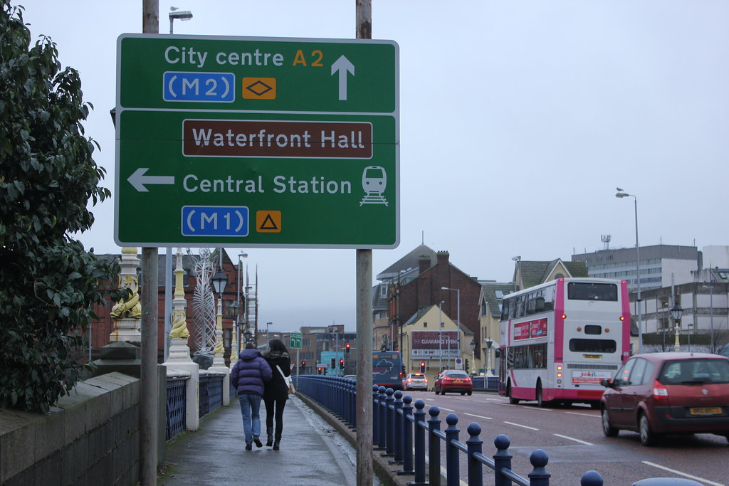 Belfast road sign Belfast road sign Paul Wilkinson Flickr
