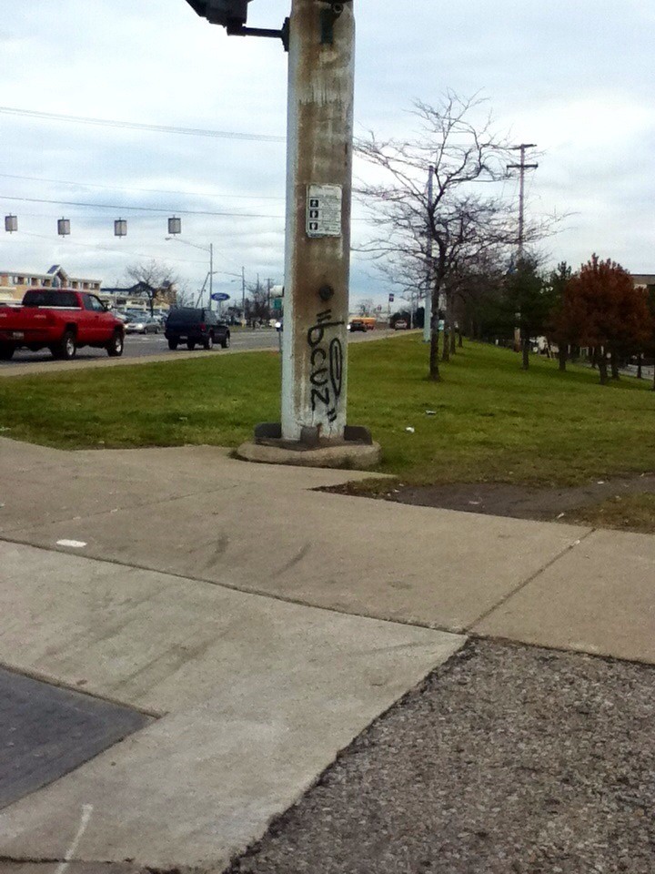 Bcuz graffiti Bcuz on the corner of walden and harlem