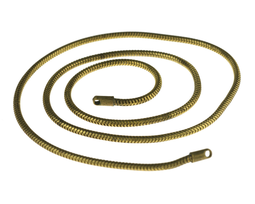 02440002AVintageGoldSnakeChainNecklaces Beading and … Flickr