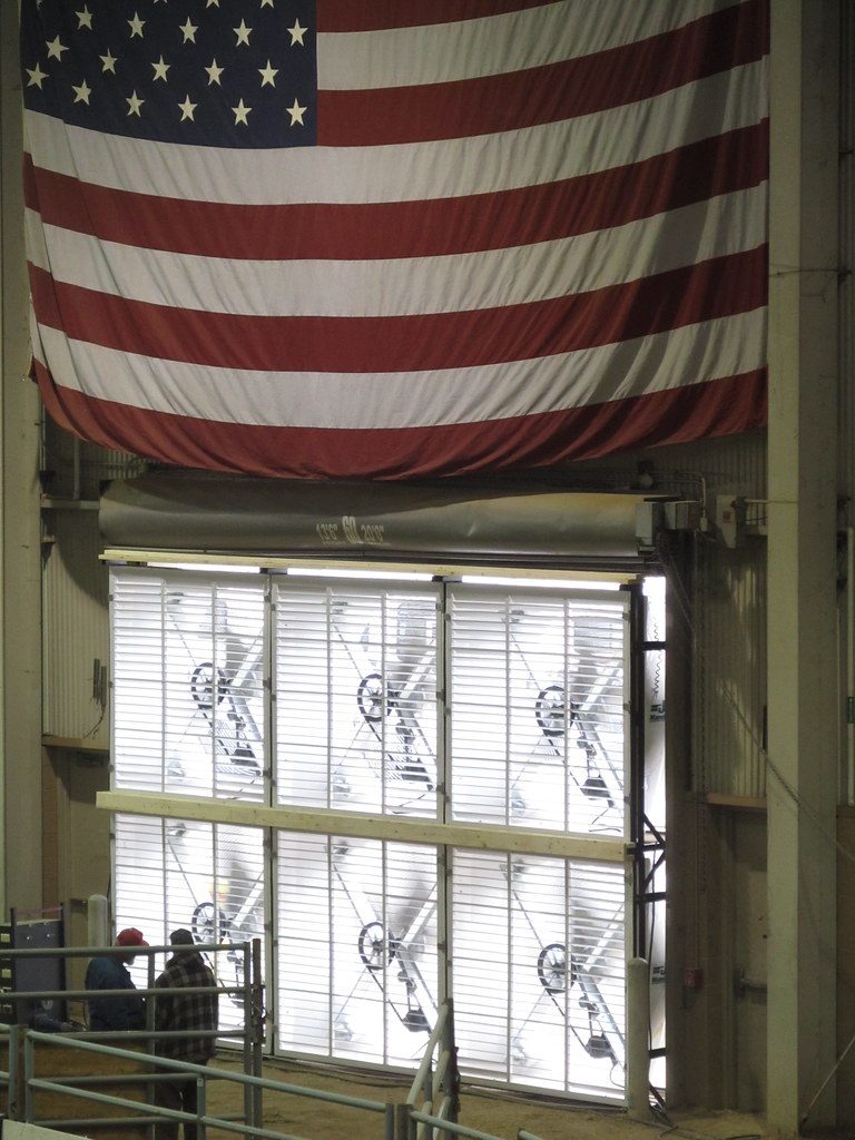 Large Exhaust Fans Carbon Monoxide from tractors & other v… Flickr