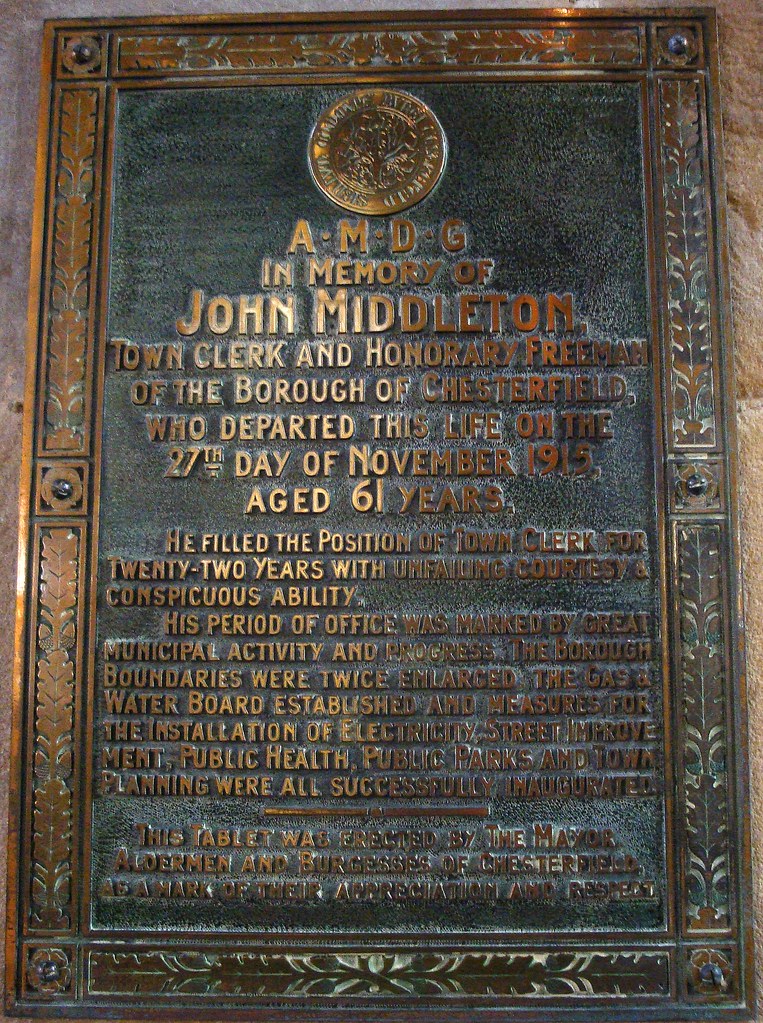 [13759] Chesterfield Town Clerk St Mary & All Saints, Ch… Flickr