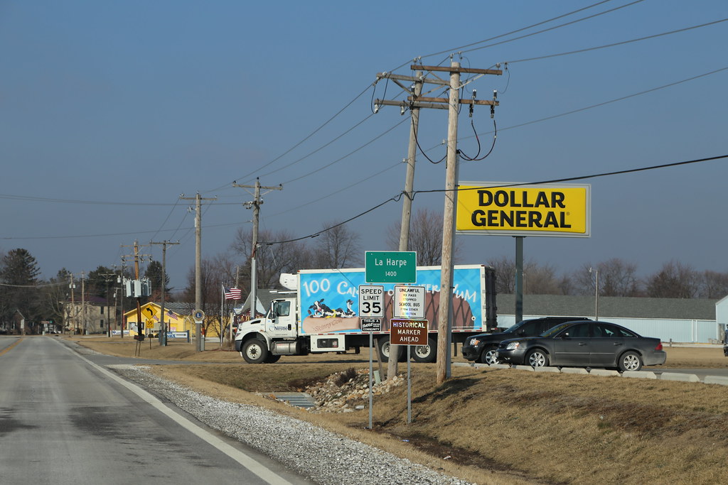La Harpe Illinois, Hancock County IL Google Map Wikipedia Bruce