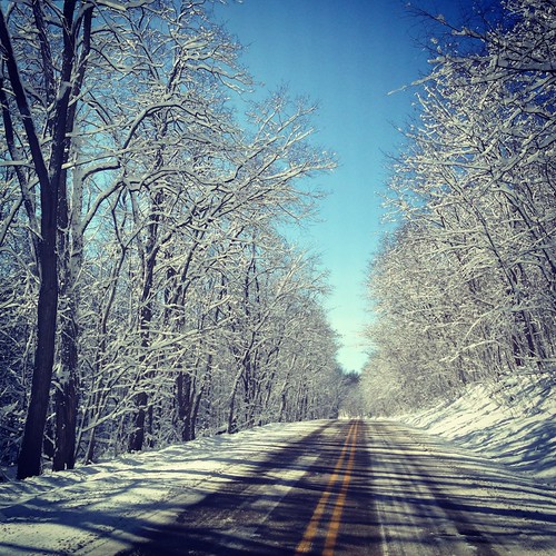 Frozen Road, Wisconsin. DBryant bryantdavid77 Flickr