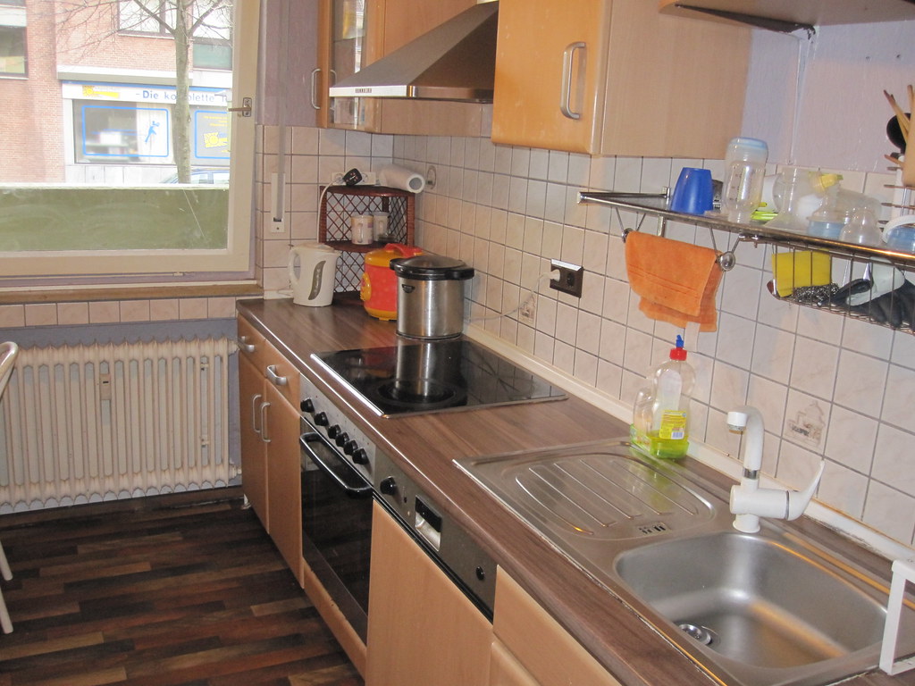 Kitchen Cupboard, electric stove, dishwasher, sink, overhe… Flickr