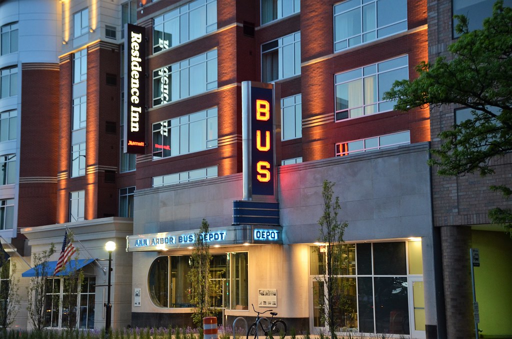 Michigan, Ann Arbor, Ann Arbor Bus Depot; Marriott Residen… Flickr