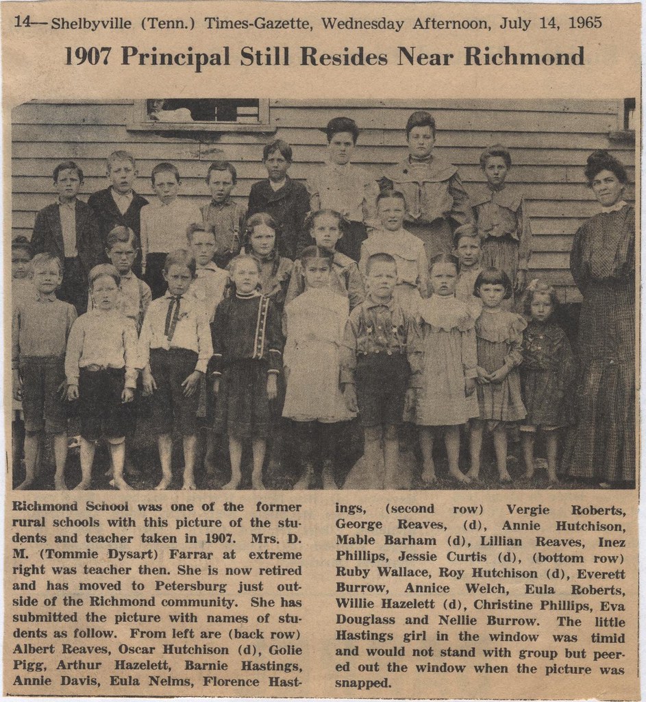Bedford County, Tennessee Schools, A Historic Perspective Flickr