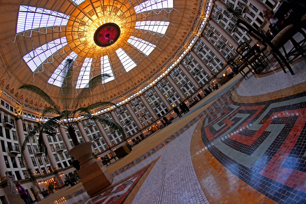The West Baden Hotel Atrium The largest freestanding dome… Flickr