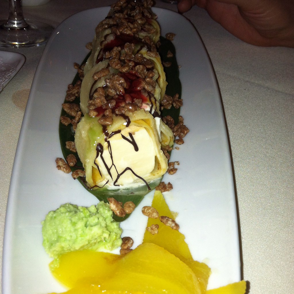 Ice Cream Sushi Roll Azie On the Main Restaurant Flickr