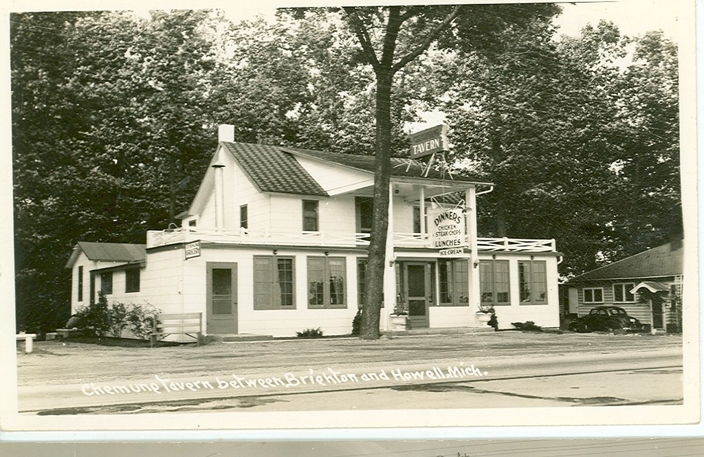 Lake Chemung Tavern, outside Howell, Michigan. RPPC, dated… Flickr