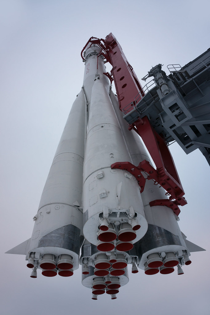 VostokK 8K72K on launcher VostokK 8K72K for manned space… Flickr