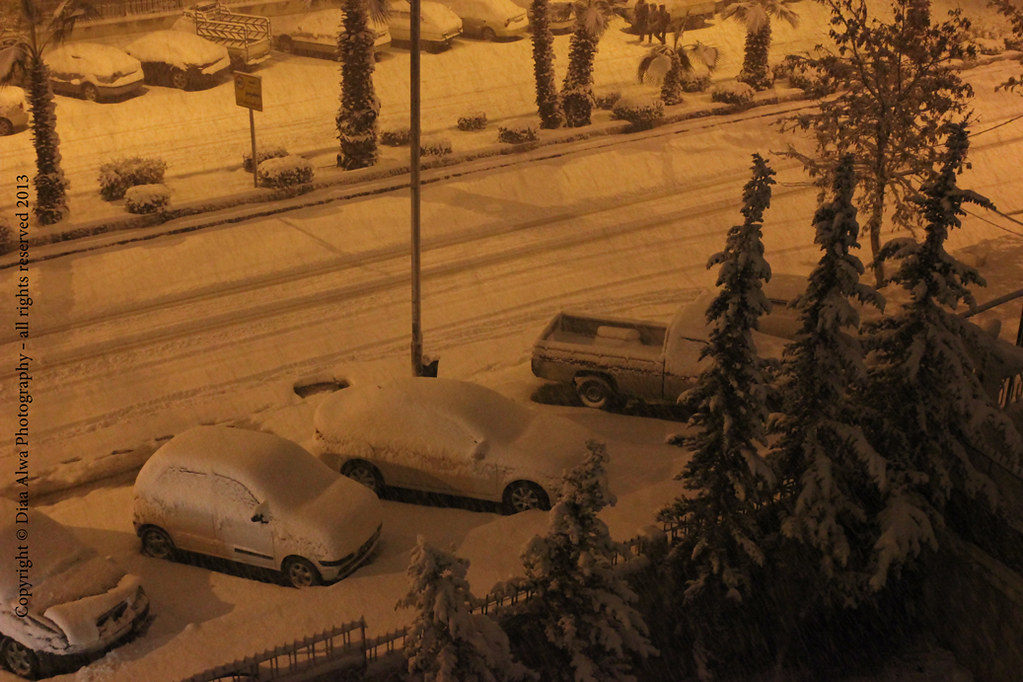 Damascus Snow Damascus Snow 912013 Diaa Alwa Flickr