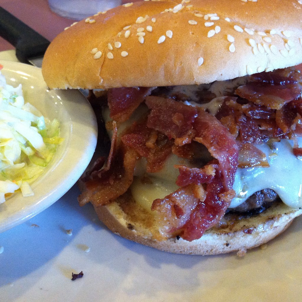 The Hot Mess Burger randys restaurant Two quarter pound … Flickr