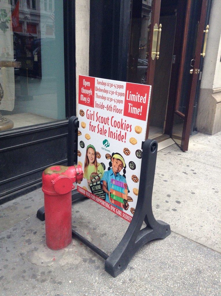 Buying Girl Scout cookies in NYC I went straight to the so… Flickr