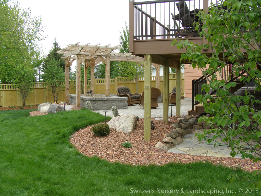 Patio, Pergola & Deck Minnesota Backyard Landscape Ideas a photo on