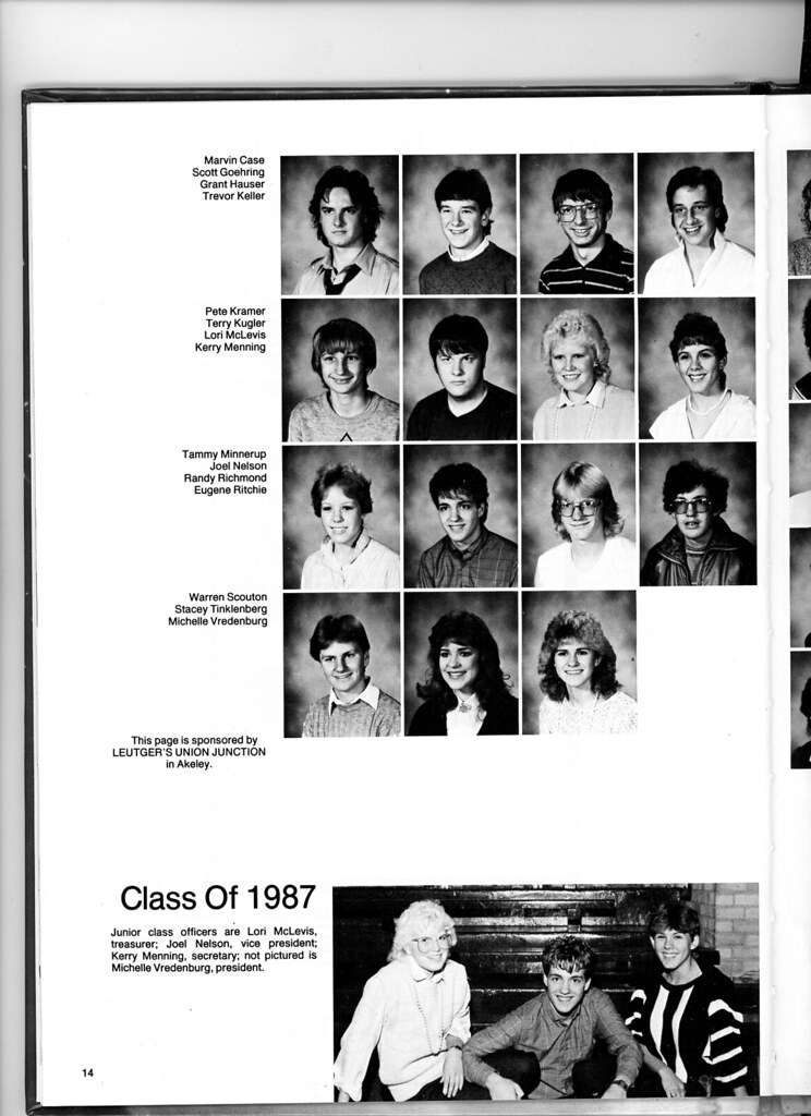 1986015 Akeley MN School Annual 1986 Michael & Sherry Martin Flickr