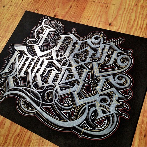 Screen prints for the talented homie, Mr Big Sleeps. Thank… Flickr
