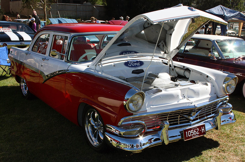 1957 Ford Customline Very cool custom cussy! This Australi… Flickr