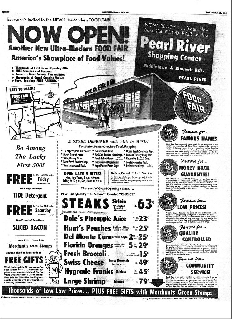 Food Fair of Pearl River, NY, 1956 Food Fair, Pearl River,… Flickr