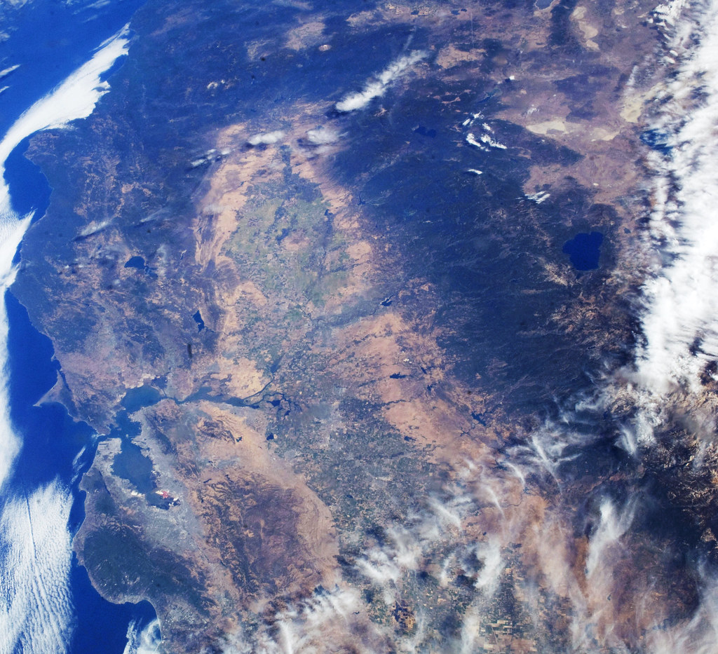 California Central Valley Edited ISS033 image looking nort… Flickr