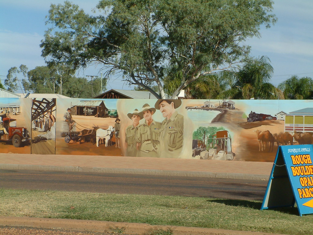 Quilpie Queensland. Quilpie QLD Street Mural 3 of 4 Brian Larsen