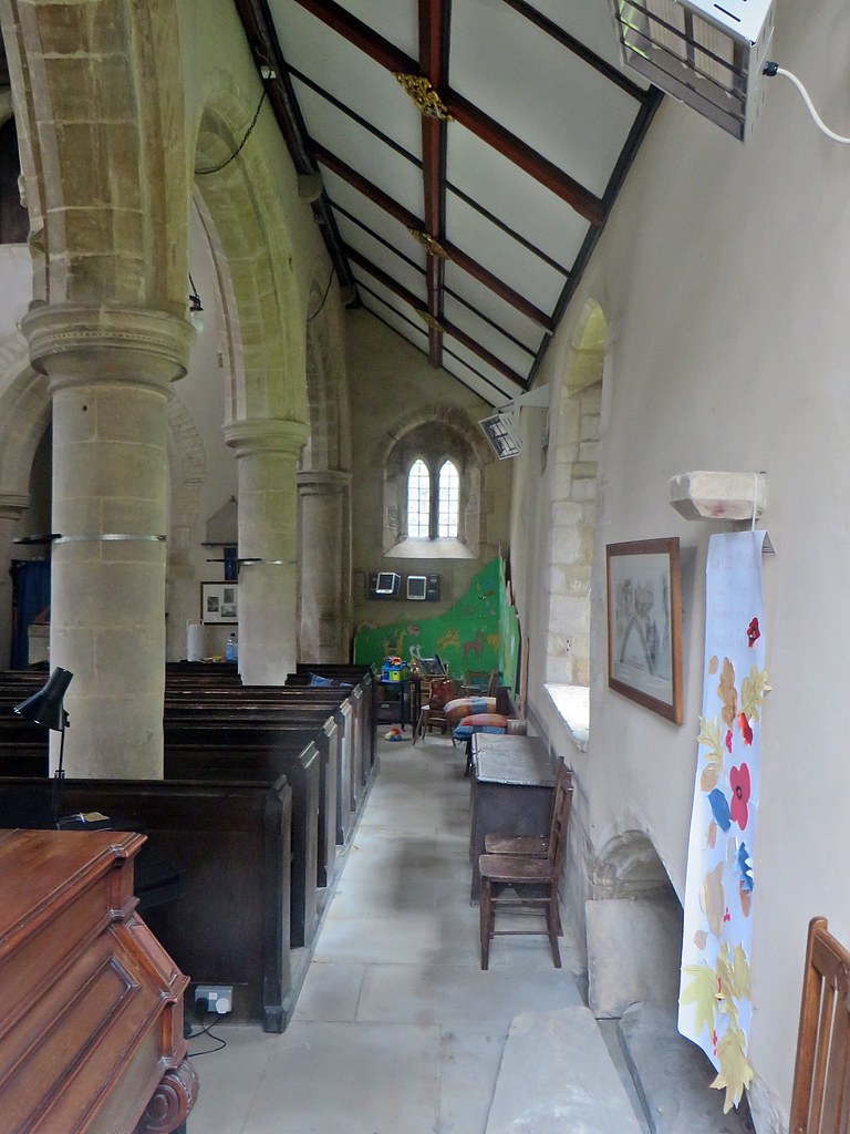 Carlby Lincolnshire Looking west down the 13c north aisle … Flickr