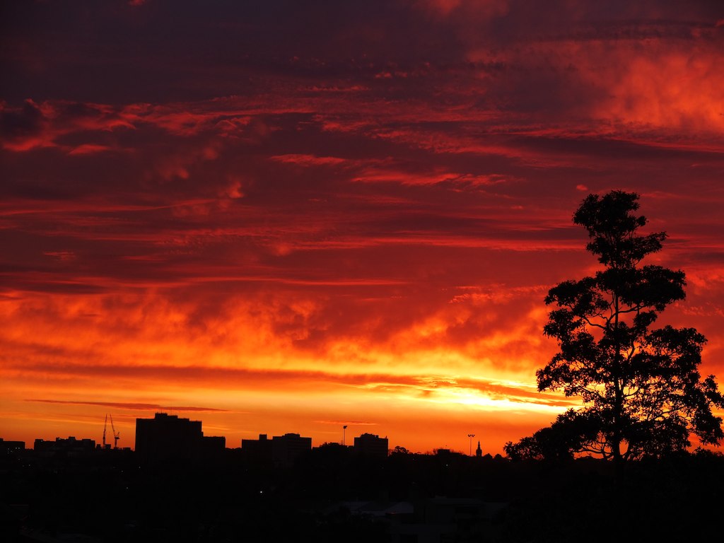 Sunset in Melbourne, Australia I took this in October 2012… Flickr