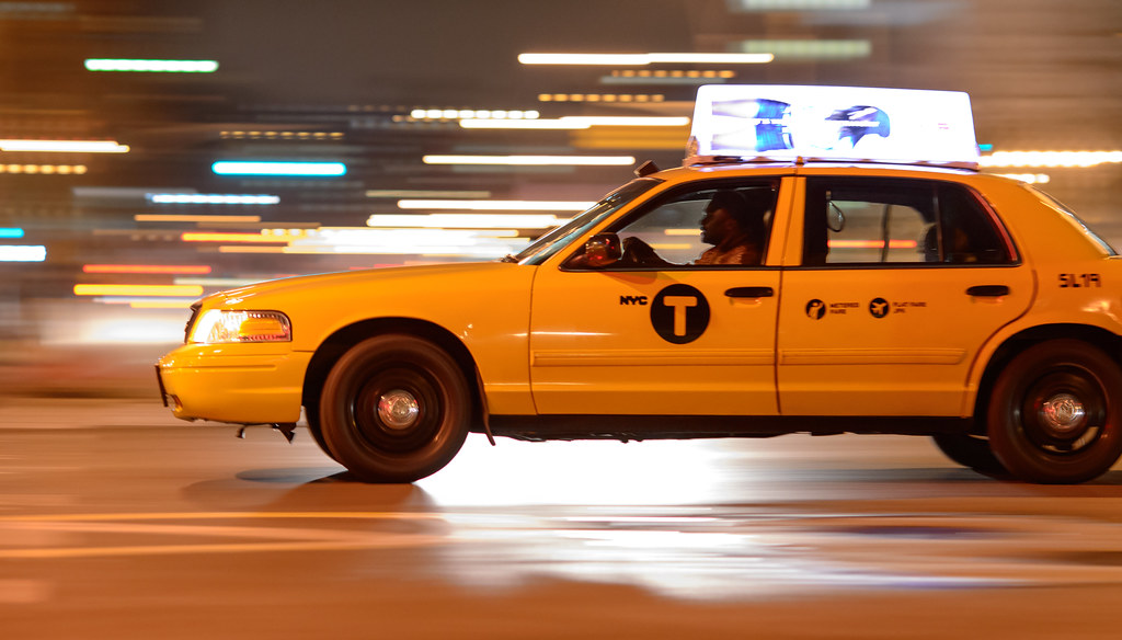 Panning Speeding Taxi Brooklyn, NY Douglas Palmer Flickr