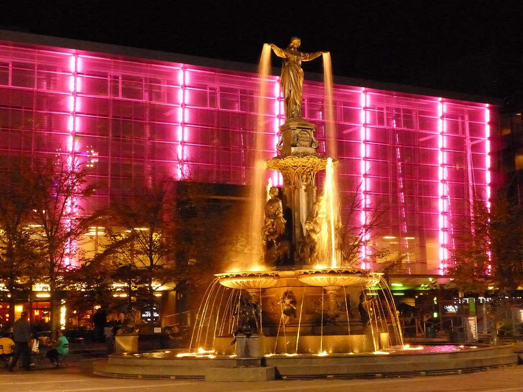 Cincinnati Tyler Davidson Fountain (Genius of Water) a photo on