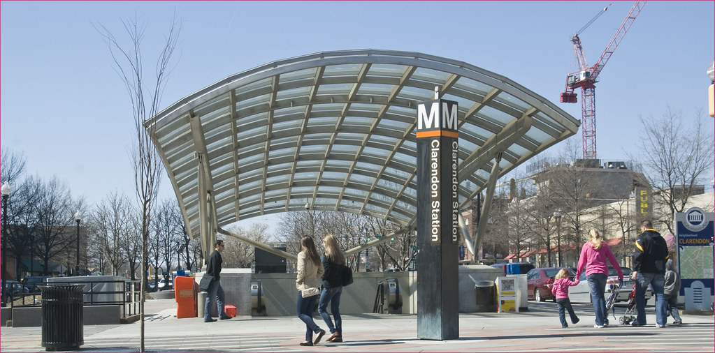 Entrance to the Clarendon Metro Station Arlington (VA) … Flickr