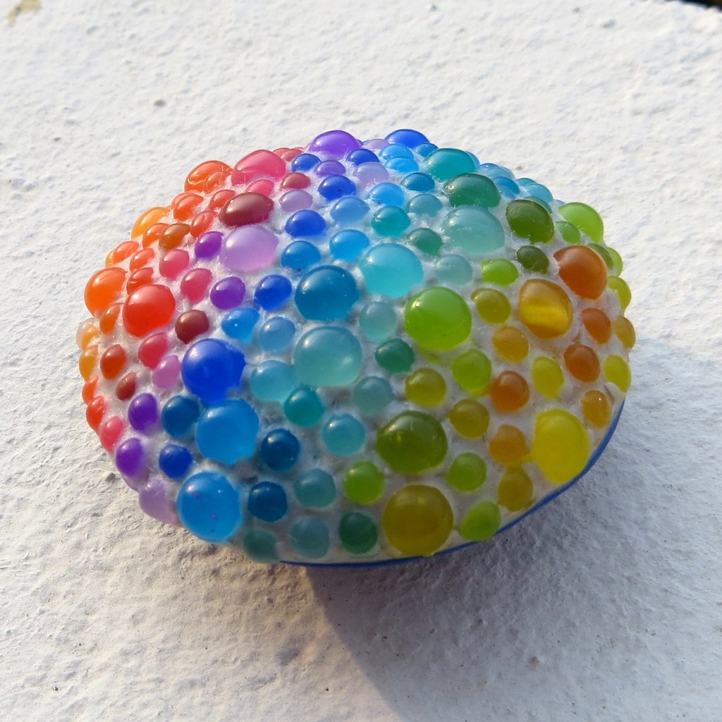 Bubble bead experiment, polished This bead I made as a sam… Flickr