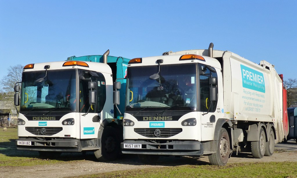 Premier Waste Recycling.... Dennis Elite's VK08UBZ & WU57A… Flickr