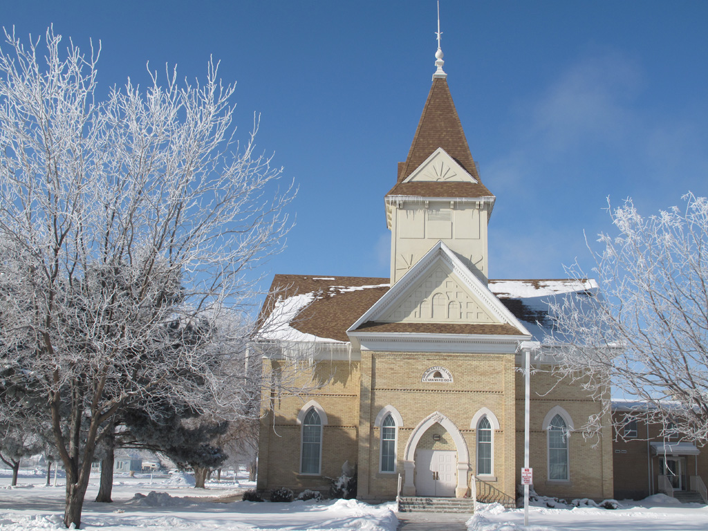 Levan, Utah LDS meeting house The chapel was constructed i… Flickr