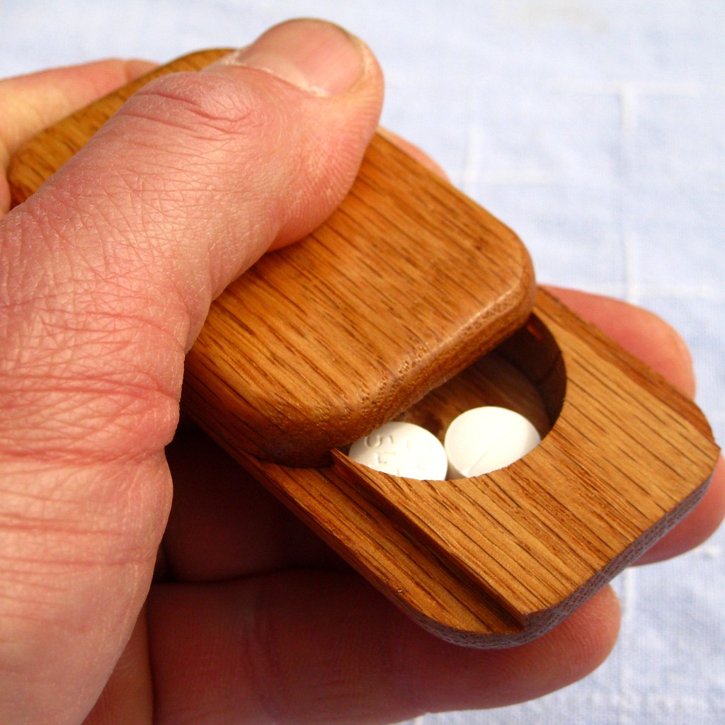 Oak Pill Box with Sliding Lid This is another example of t… Flickr