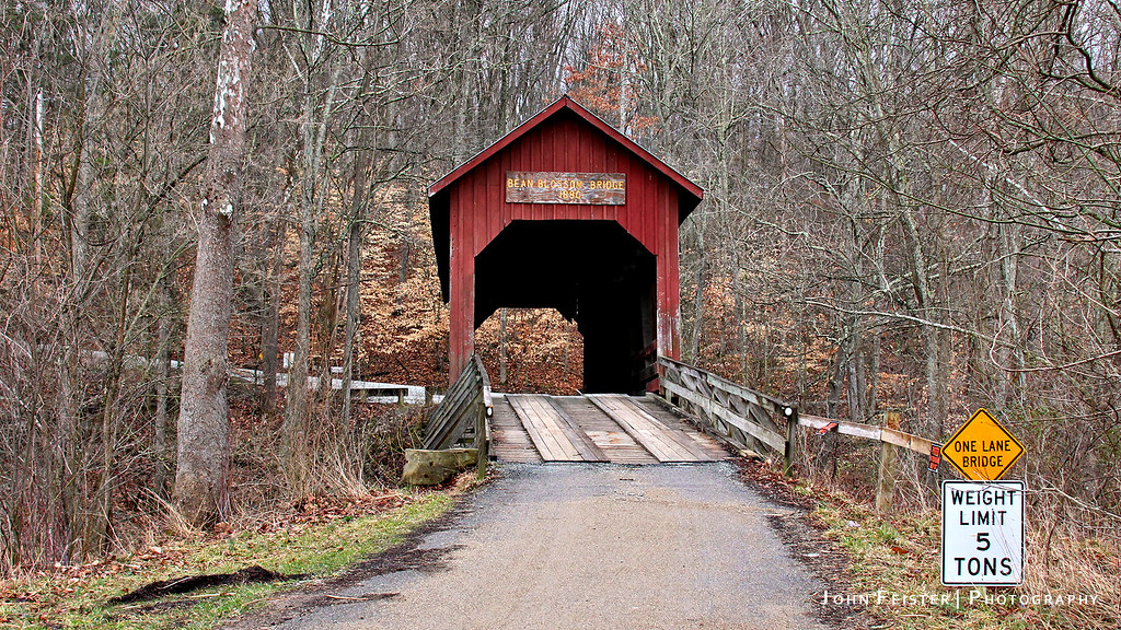 Bean Blossom Covered Bridge 1890 Onelane covered bridge i… Flickr