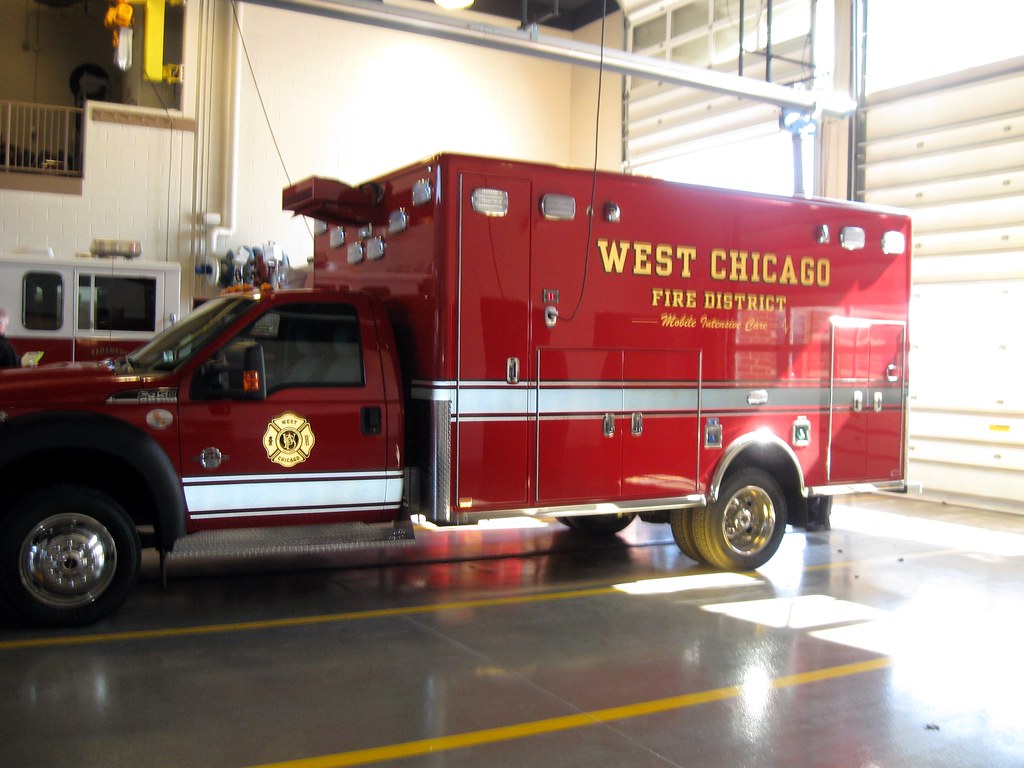 IL West Chicago Fire Protection District New Ambulance