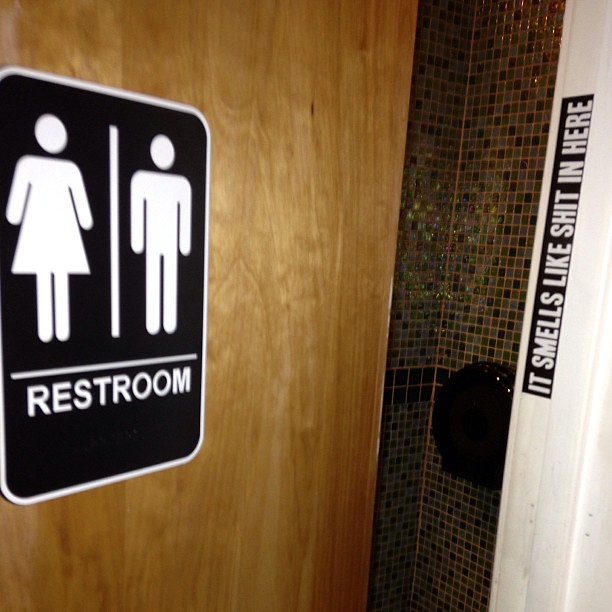 Unisex toilets? They have unisex toilets like alley mcbeal… Flickr