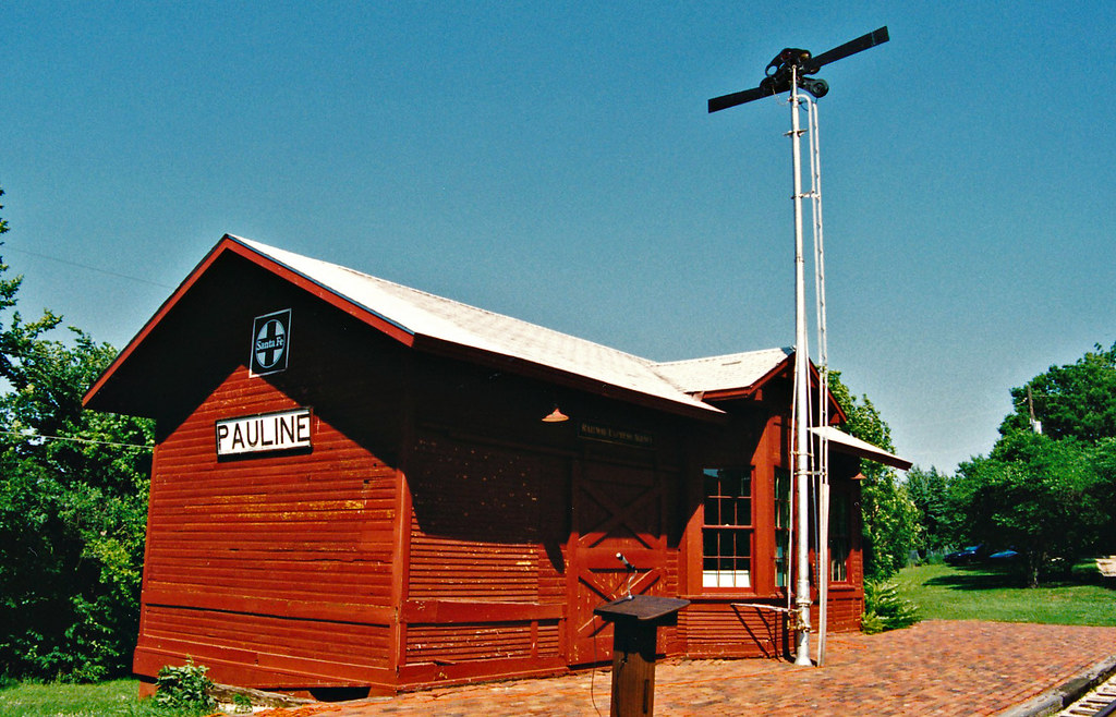 Santa Fe Pauline Depot On Display At WardMeade Park Flickr