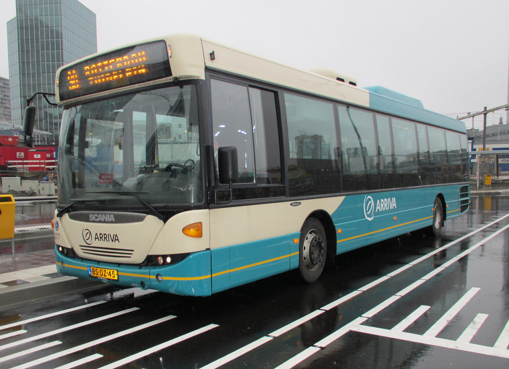 Arriva bus 8027 Utrecht CS Arriva bus, Utrecht CS. Route