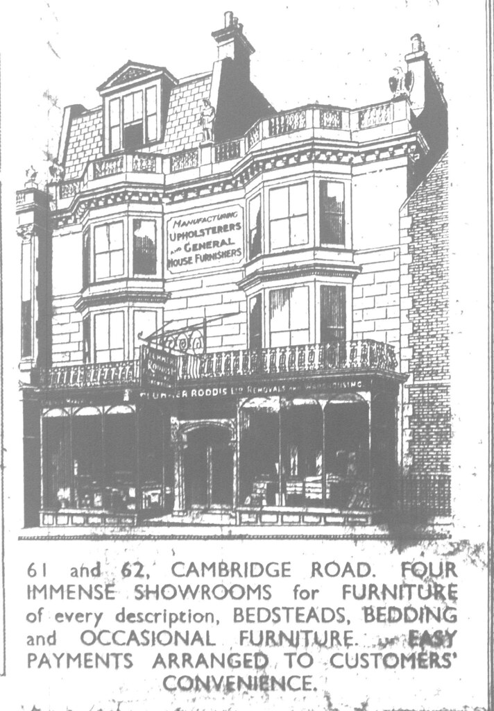 Plummer Roddis in Cambridge Road. From a 1941 H&SLO advert… Flickr