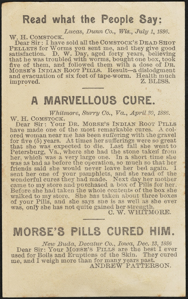 Dr. Morse's Indian Root Pills (back) File name 10_03_0011… Flickr