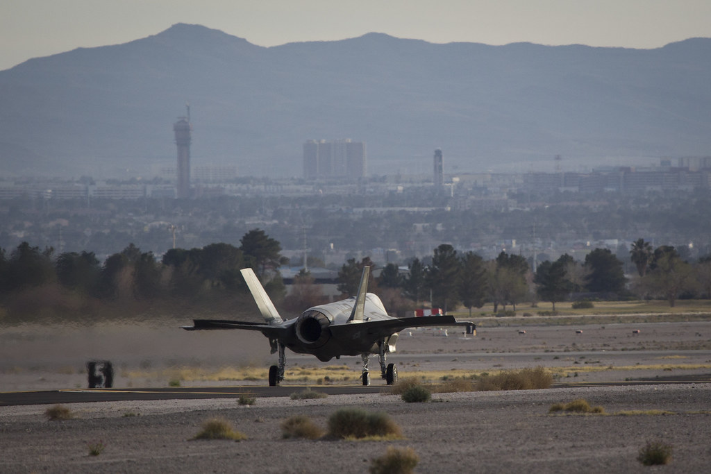 F35 Arrival at Nellis AFB, Nevada The base’s first two F… Flickr